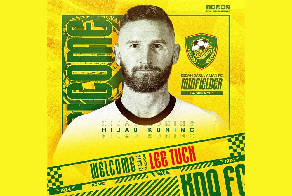 KDA FC sahkan Lee Tuck kini Sang Kenari. - Foto KDA FC