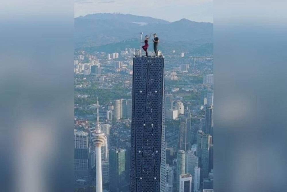 Siasatan lanjut sedang dijalankan bagi memastikan ketulenan video berkenaan. - Foto Skyscrapper City