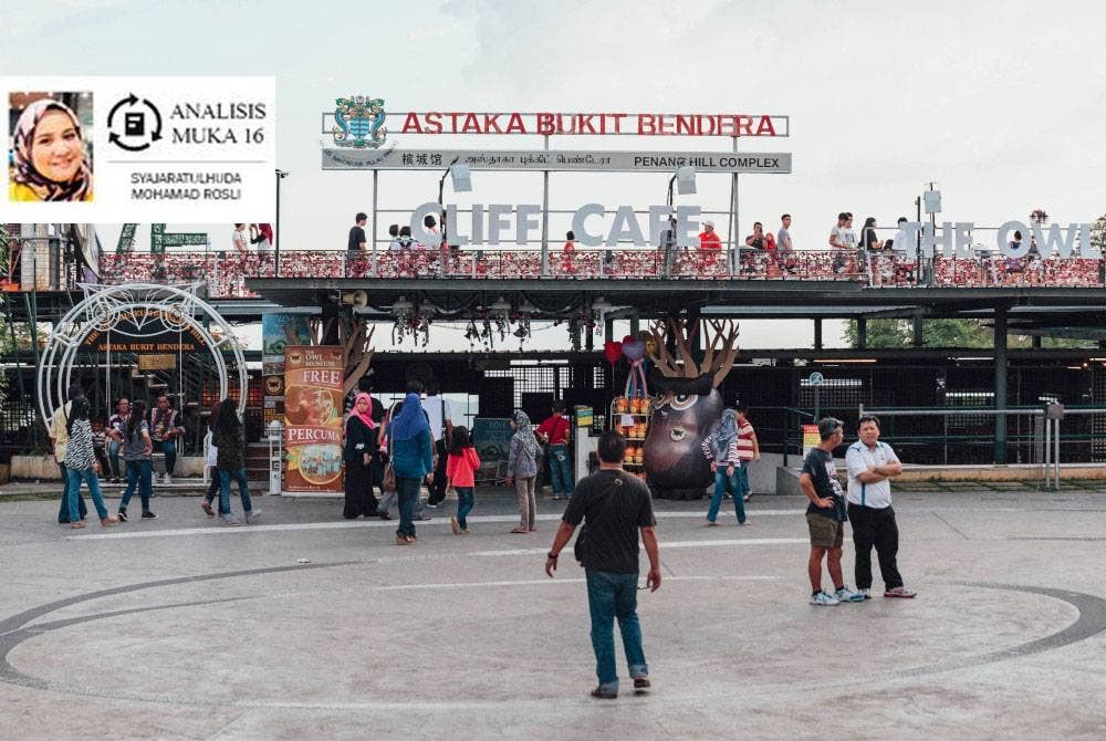Dua minggu lalu, kerajaan Pulau Pinang umumkan Projek Kereta Kabel Bukit Bendera bakal dilaksanakan. - Foto 123RF