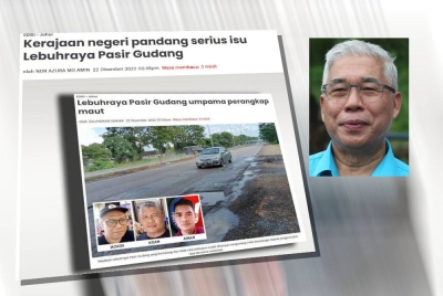 Laporan Sinar Harian. Gambar kecil: Hassan