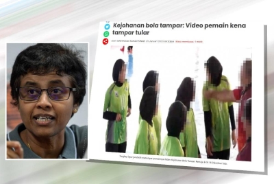 Laporan Sukan Sinar baru-baru ini. (Gambar kecil: Shamala)