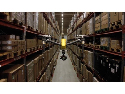 Dron turut digunakan untuk menyemak inventori.