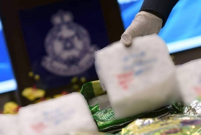 Antara dadah yang dirampas JSJN pada tahun lalu. Foto: Bernama