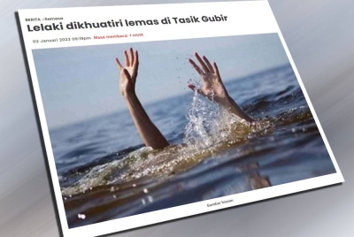 Laporan SInar Harian pada Isnin.