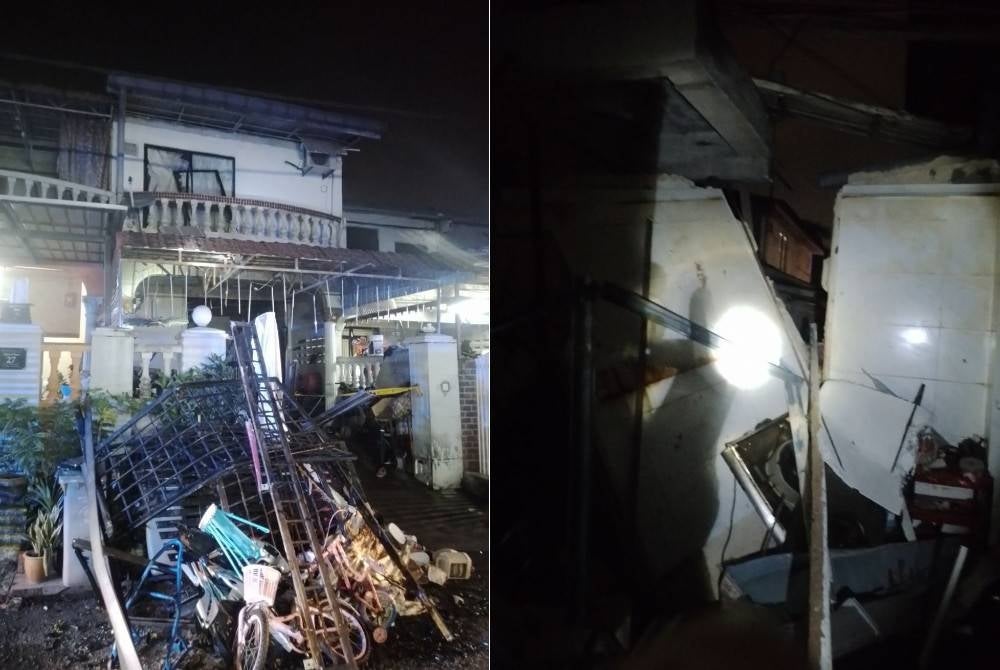 Seorang warga emas dan seorang kanak-kanak melecur manakala seorang wanita dewasa cedera dalam kebakaran di rumah mereka di Taman Gembira di sini pada Khamis.