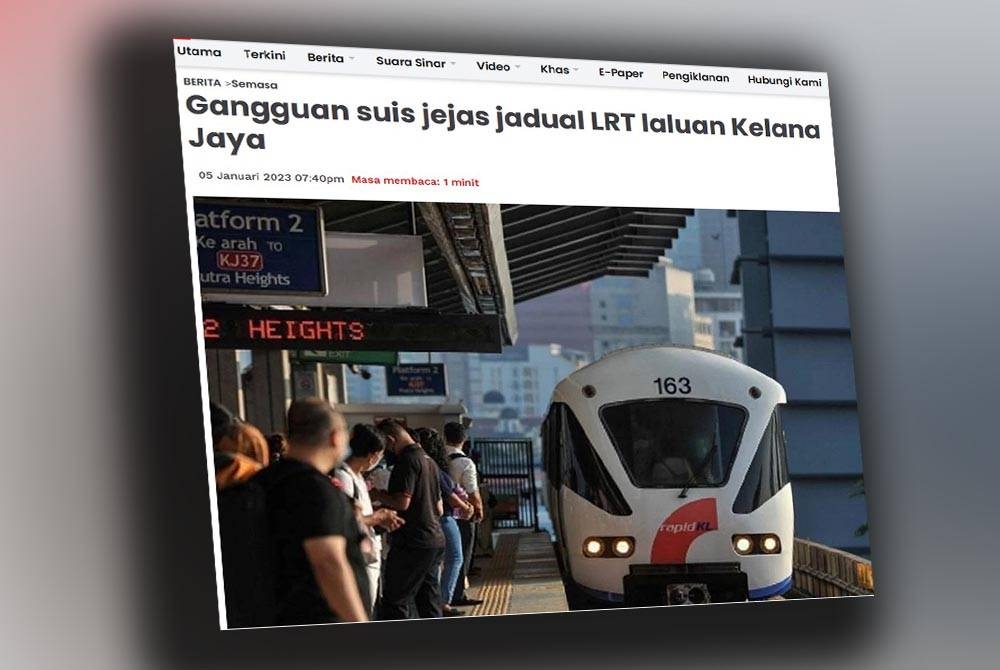 Laporan Sinar Harian pada Khamis.