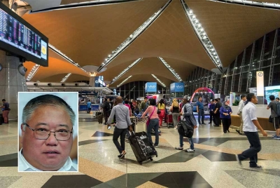 Lapangan Terbang Antarabangsa Kuala Lumpur. - Foto 123RF (Gambar kecil: King Sing)