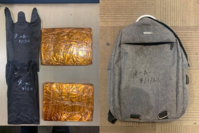 Antara barangan dirampas daripada suspek.