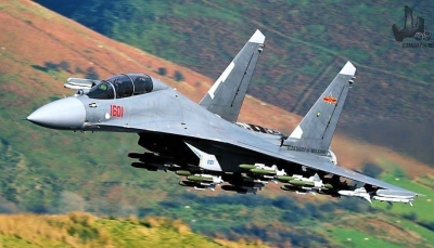 Antara jet yang dikesan menceroboh ke zon pertahanan Taiwan ialah Su-30. - Foto Agensi