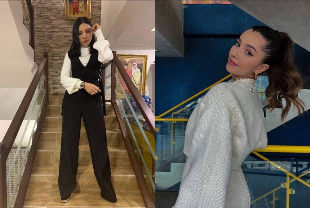 Dari kiri: A Aida dan Amelia Handerson