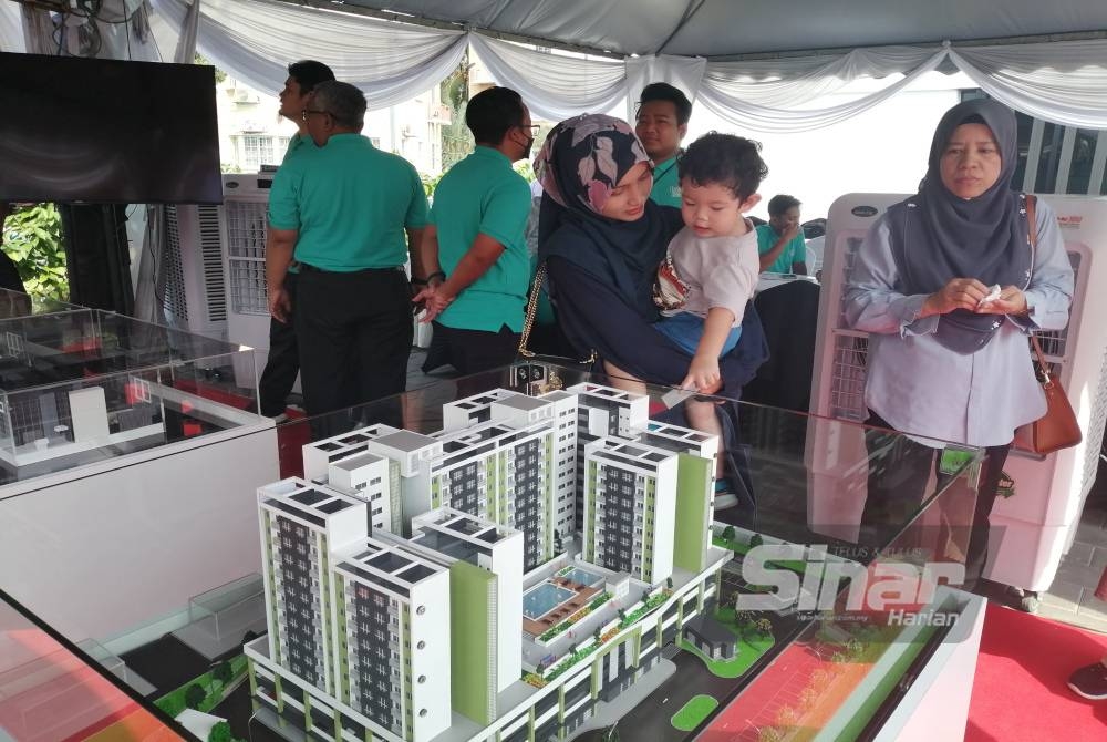 Pameran rumah sempena pelancaran Intana Ria 3 di Bandar Baru Bangi pada Sabtu.