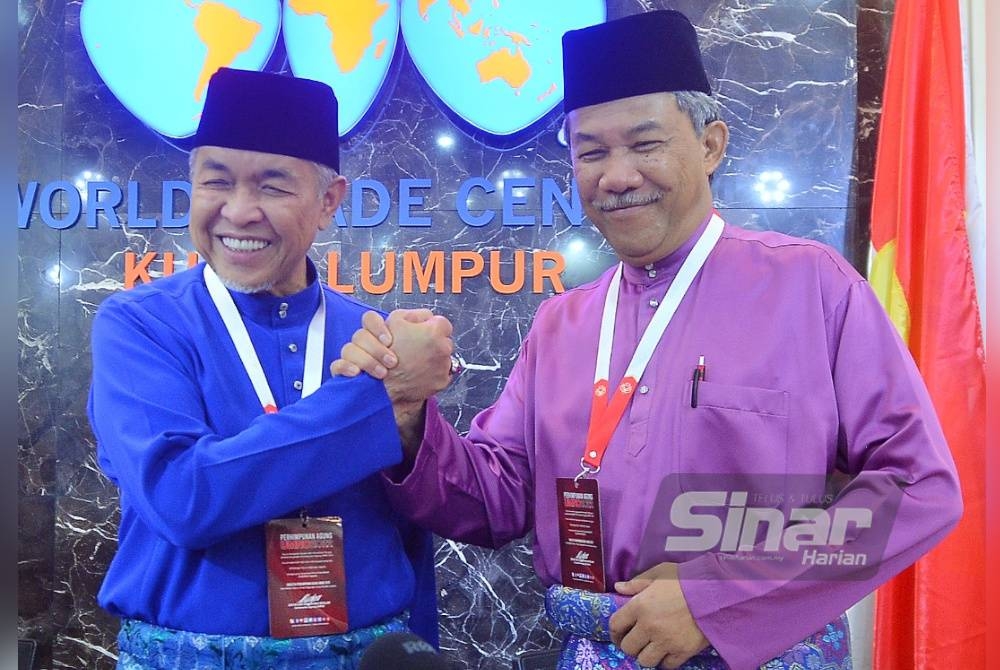 Ahmad Zahid (kiri) dan Mohamad - Foto Sinar Harian ROSLI TALIB