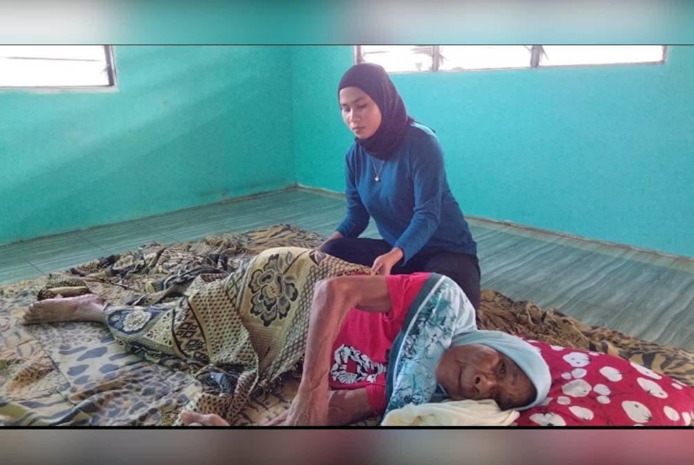 Nezira mahu melihat ibunya yang kini menghidap strok parkinson sihat seperti biasa.