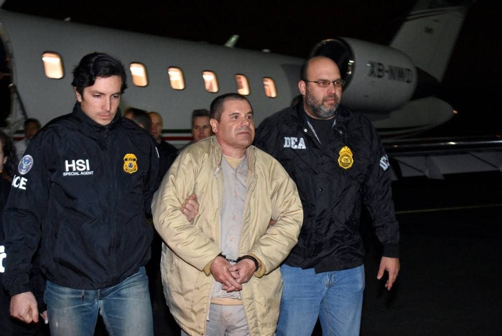 'El Chapo' diekstradisi ke AS pada 2017. - Agensi