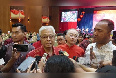 Ismail Sabri ketika ditemui petugas media selepas sambutan Rumah Terbuka MCA pada Ahad.