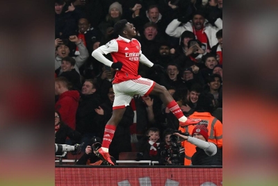 Nketiah muncul wira apabila menjaringkan gol kemenangan pada minit ke-90.