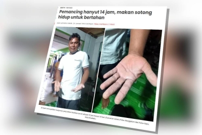 Laporan Sinar Harian pada Rabu.