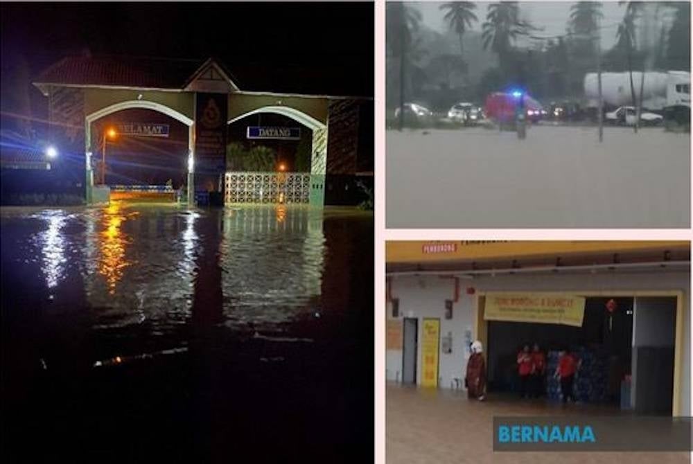 Beberapa penduduk di Lahad Datu menyifatkan banjir yang melanda kawasan itu sejak malam tadi adalah yang terburuk sejak 2006. - Foto Bernama