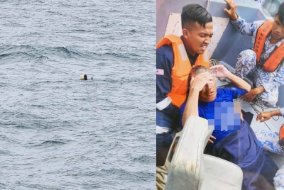 Mangsa ditemui dalam keadaan selamat selepas terapung lebih 30 jam di perairan Sepanggar.
