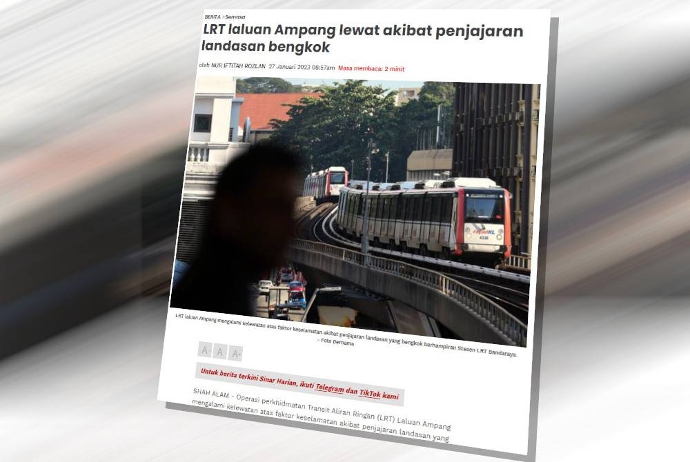 Laporan Sinar Harian pada Jumaat.