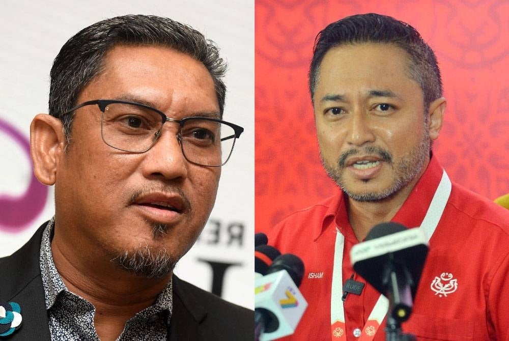 Gambar dari kiri: Ahmad Faizal dan Isham Jalil