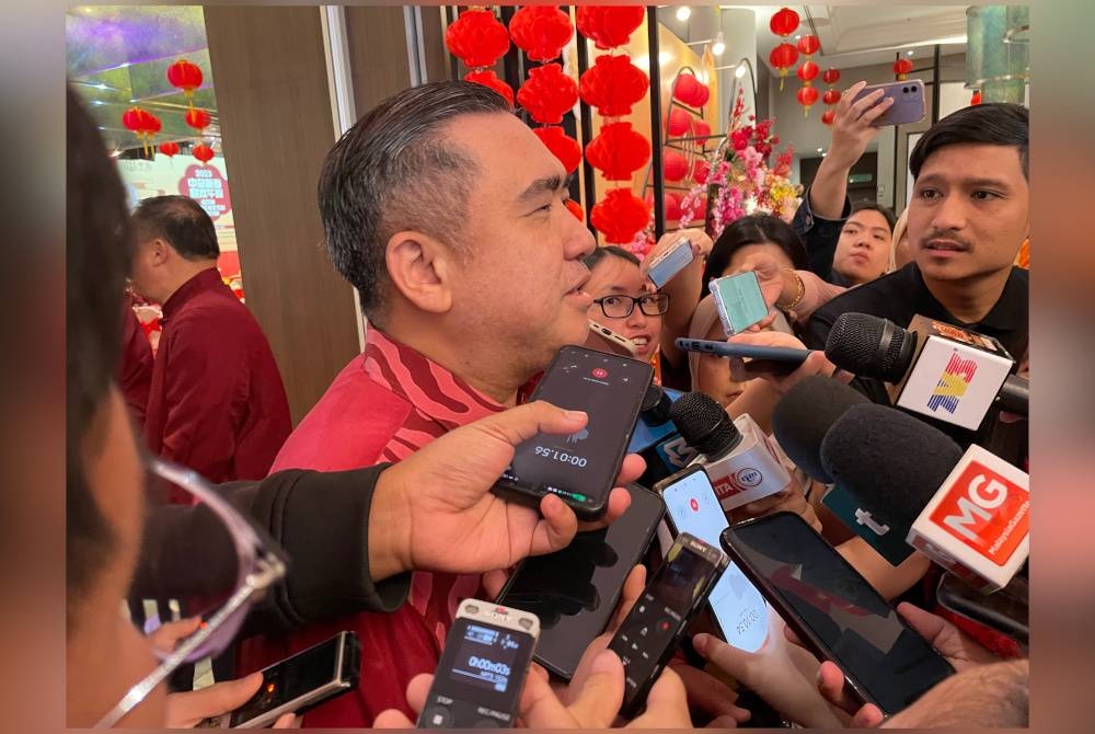 Anthony ketika ditemui pemberita pada Majlis Rumah Terbuka Tahun Baharu Cina Gabungan Dewan Perniagaan dan Perindustrian Cina Malaysia (ACCCIM) di ibu negara pada Sabtu.