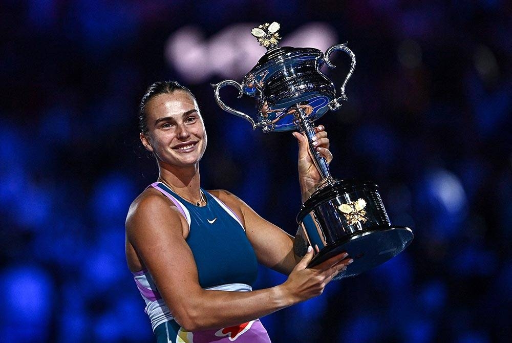 Aryna Sabalenka muncul juara bahara Terbuka Australia selepas menewaskan Elena Rybakina di Arena Rod Laver.