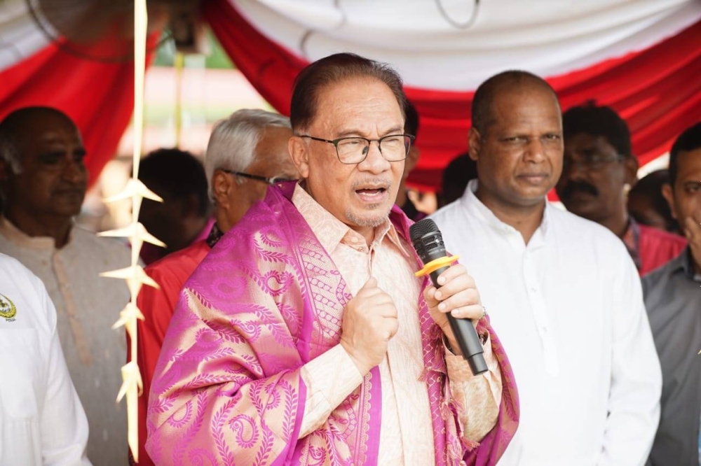 Anwar berucap ketika menghadiri sambutan Hari Ponggal 2023 peringkat Parlimen Tambun di Sekolah Jenis Kebangsaan Tamil Klebang, Chemor pada Ahad.