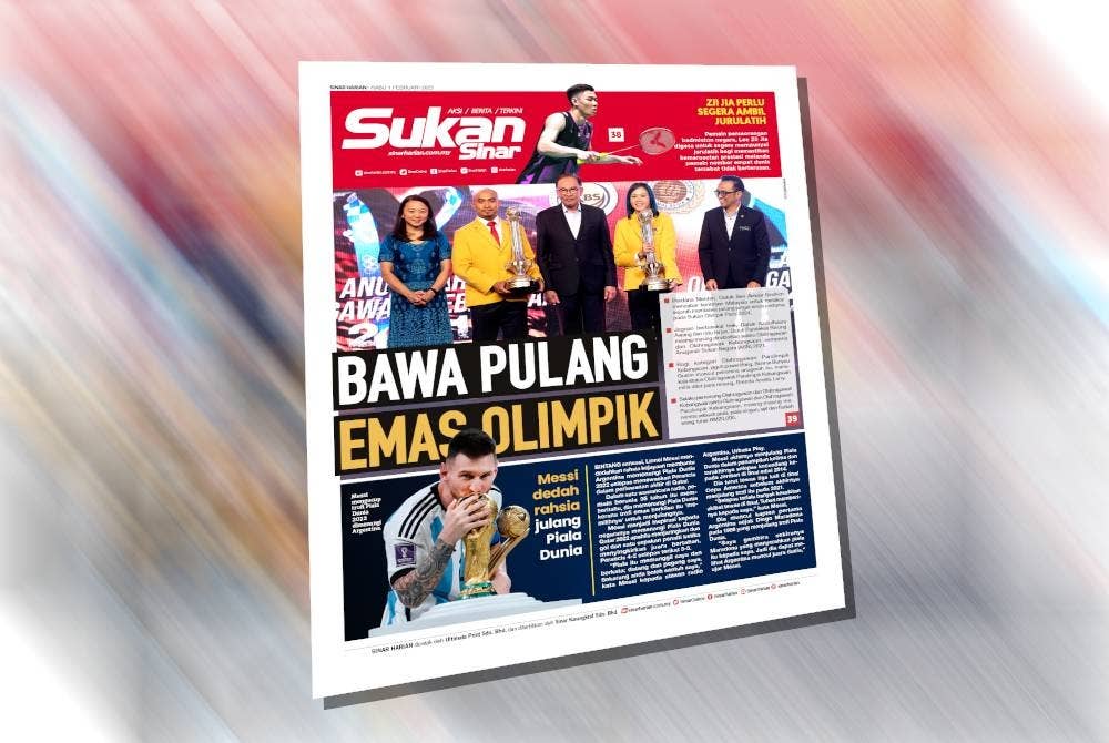 Laporan Sukan Sinar pada Rabu.