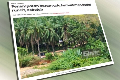 Laporan Sinar Harian pada Khamis.