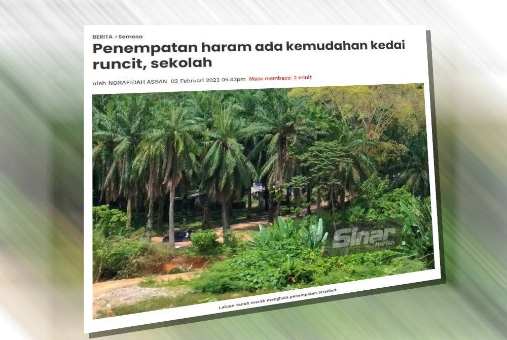 Laporan Sinar Harian pada Khamis.