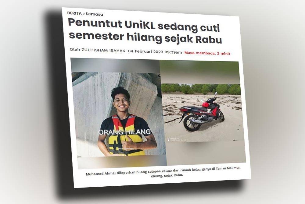 Laporan Sinar Harian.