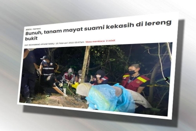 Laporan Sinar Harian pada Sabtu.