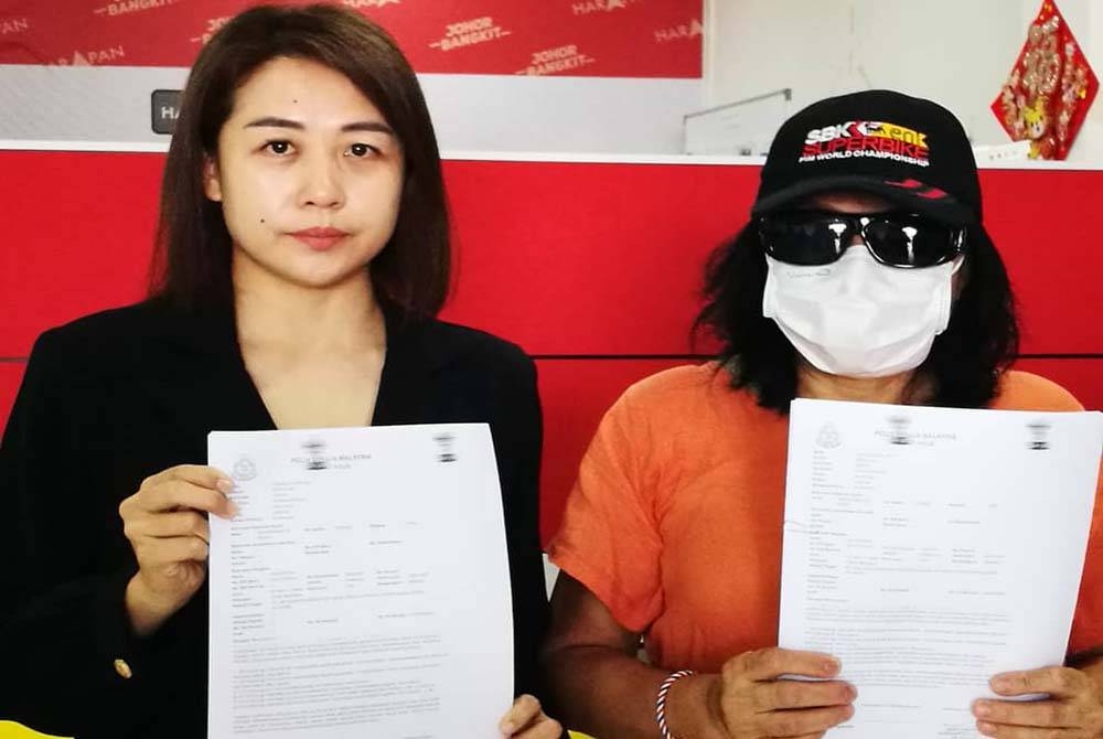 Lai (kanan) bersama Cai Tung pada sidang media berkenaan pada Selasa.