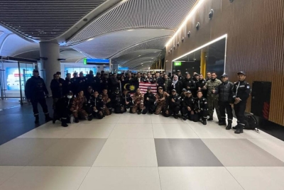 Pasukan SMART, Jabatan Bomba dan Penyelamat (JBPM) serta Angkatan Pertahanan Awam (APM) selamat tiba di Turkiye pada 11 pagi (waktu Malaysia) bagi menyertai misi SAR di wilayah terjejas bencana gempa bumi. - Foto FB Anwar Ibrahim