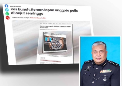 Laporan Sinar Harian. (Gambar dalam : Idris)