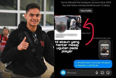 Rontini menerima ugutan bunuh daripada individu yang dipercayai penyokong TRW menerusi mesej di media sosial.