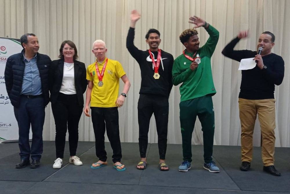 Abdul Latif menang emas dalam acara lompat jauh lelaki di GP Olahraga Para Dunia 2023 di Tunisia.