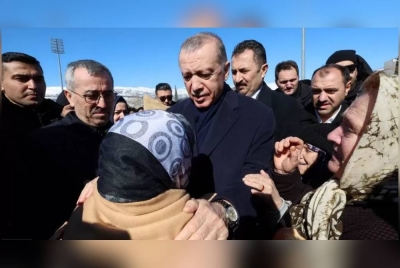 Erdogan berikrar akan berusaha sedaya-upaya untuk menyelamatkan nyawa rakyatnya. - Foto Reuters