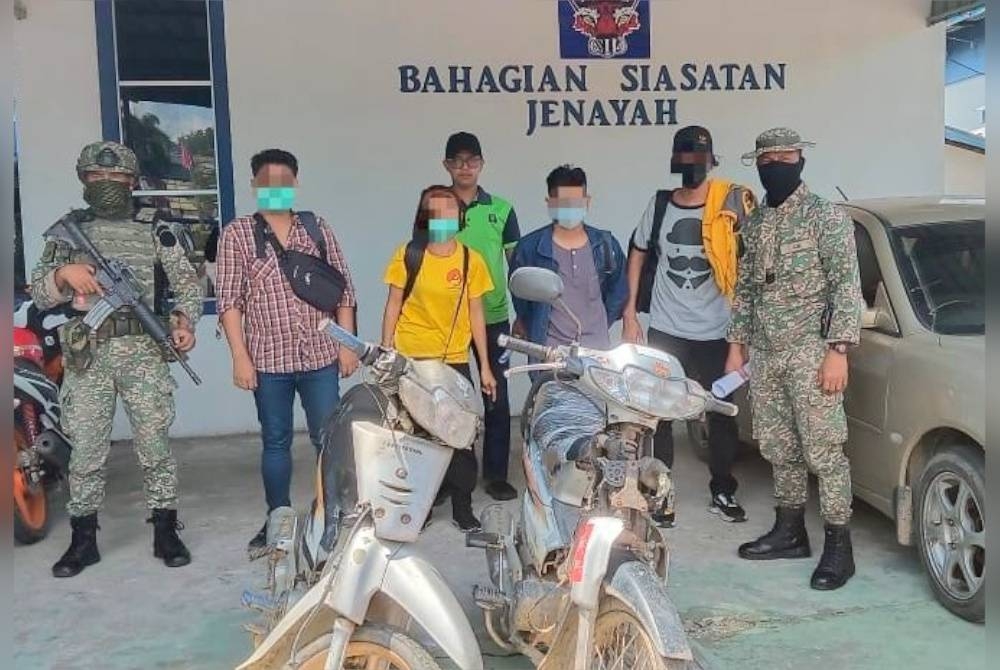 Empat PATI warga Myanmar yang dicekup ATM pada Jumaat.