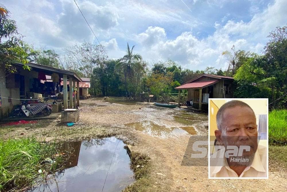 Enam keluarga di Kampung Bendang Perol, Rantau Panjang yang sering menjadi mangsa banjir sedia berpindah jika diberikan tanah rizab oleh kerajaan negeri. (Gambar kecil: Abdul Majib)