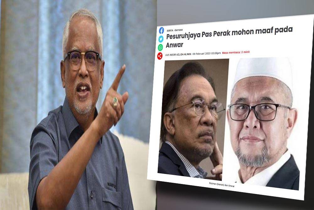 Mahfuz (Gamabr kanan : Laporan Sinar Harian pada Khamis.)