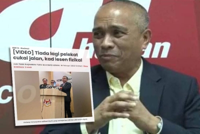 Roslan Shahir (Gambar kecil: Laporan Sinar Harian.)