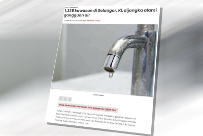 Laporan Sinar Harian pada Ahad.