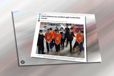 Laporan Sinar Harian pada Jumaat.