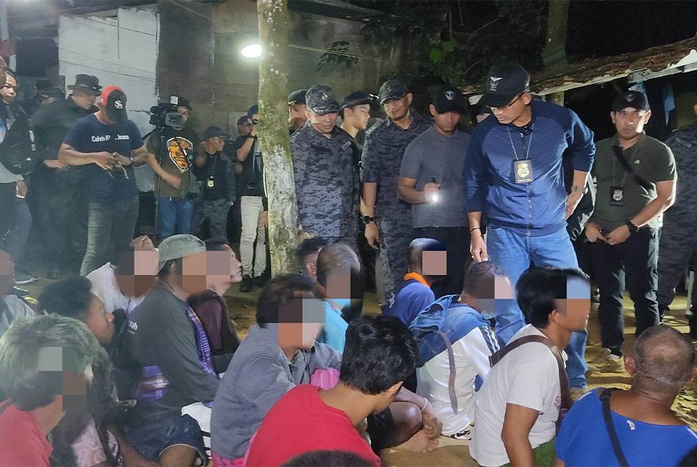 55 PATI warga Indonesia berusia lingkungan 16 hingga 70 tahun terdiri daripada 26 lelaki dan 29 wanita diberkas.