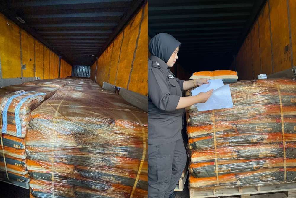 Makanan haiwan yang ditahan Maqis di Kompleks Sultan Abu Bakar (KSAB) di Iskandar Puteri pada Selasa.