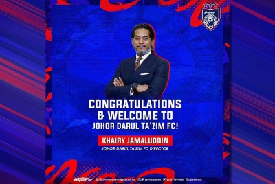 Khairy sah dilantik sebagai Ahli Lembaga Pengarah JDT.