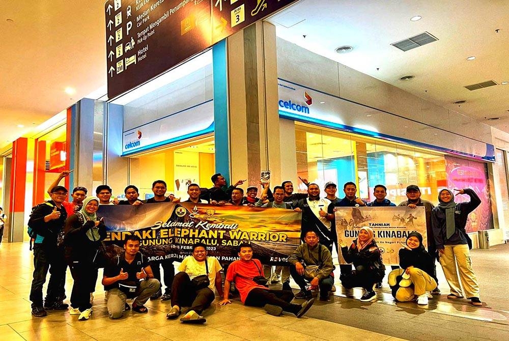 Seramai 19 kakitangan MSP diketuai Pengarah MSP terlibat dalam ekspedisi menawan puncak Gunung Kinabalu.