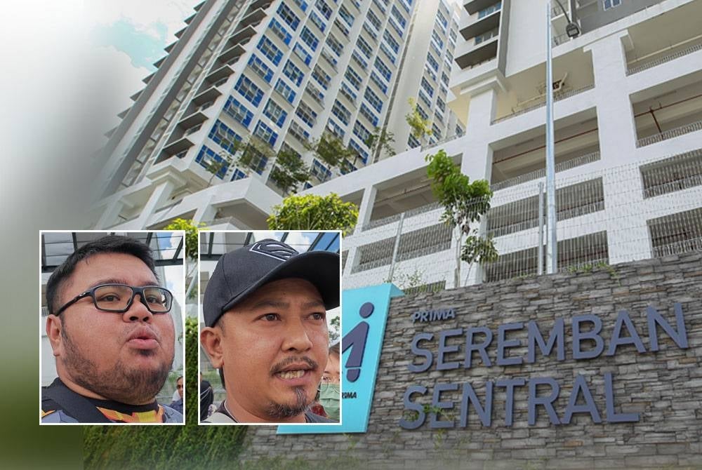 Keadaan rumah PR1MA yang dibeli pembeli. Gambar kecil dari kiri: Hafis Haririe, Mohd Hafiz